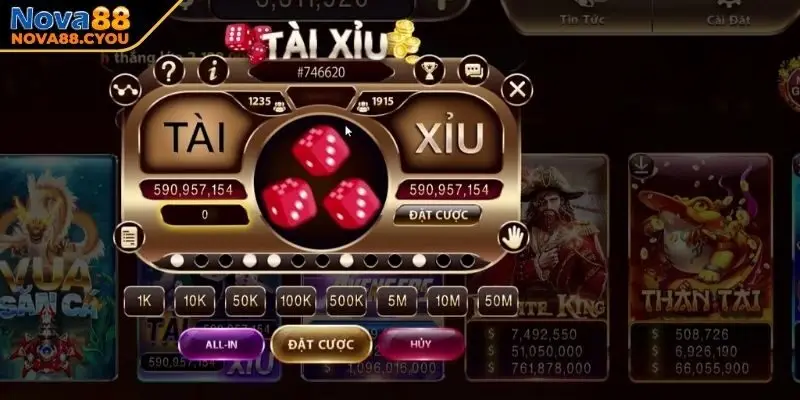 Tài xỉu NOVA88 là gì?